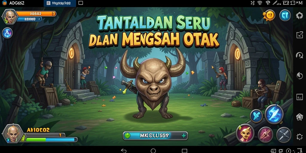 Tampilan gameplay ADG62 yang menarik dan menantang dalam puzzle.