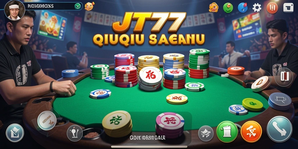 Screenshot gameplay QiuQiu menunjukkan aksi seru saat bermain JT777.