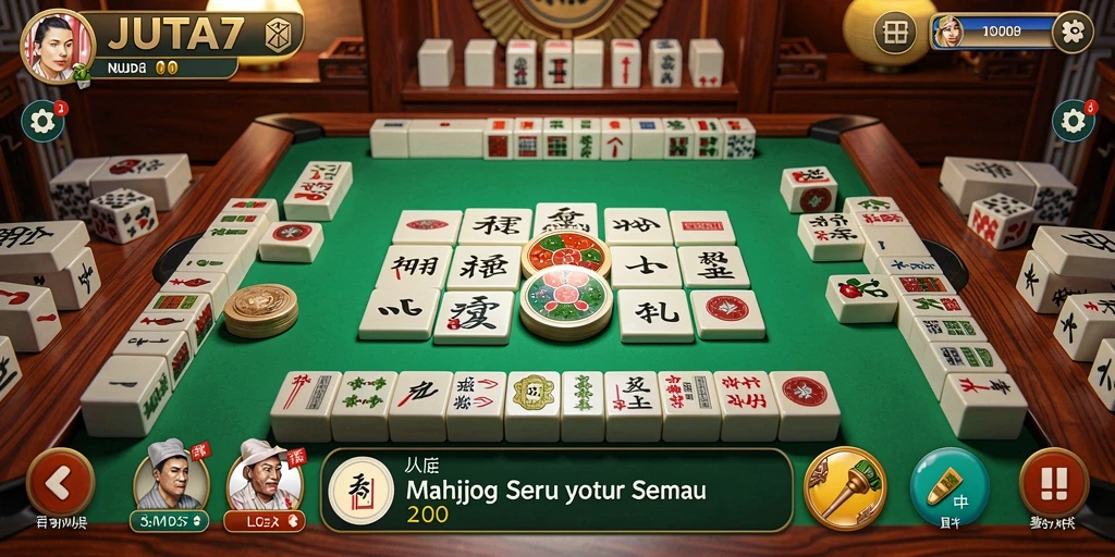 Tampilan gameplay JUTA7 yang menarik dan penuh warna.