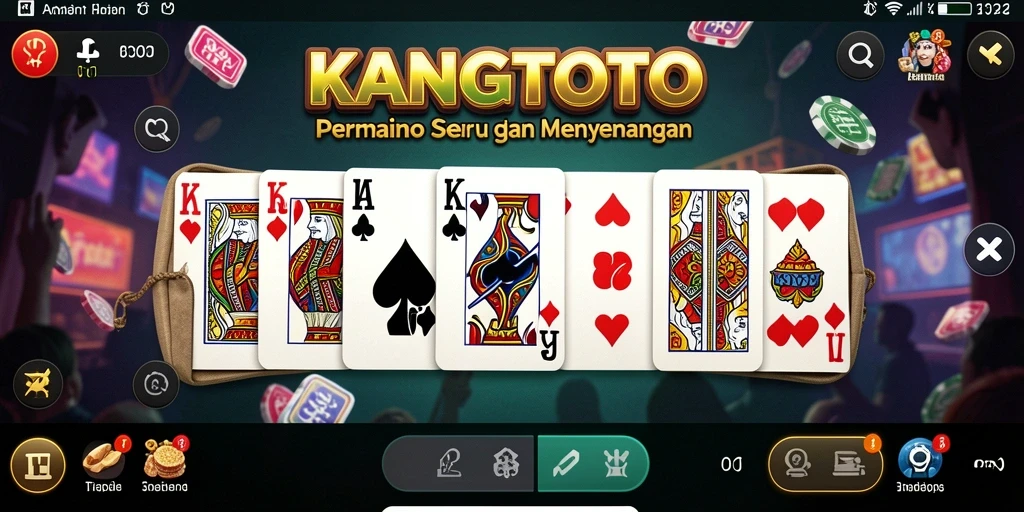 Tampilan gameplay KANGTOTO yang seru dan interaktif.