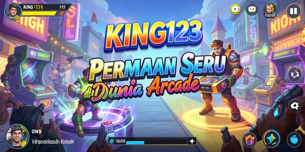Tampilan gameplay KING123 yang seru dan penuh warna.