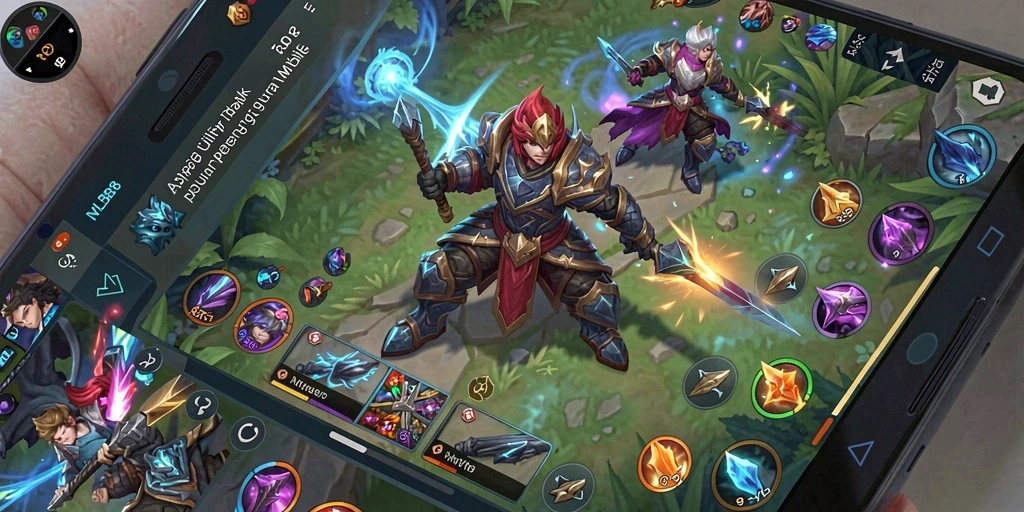 Tampilan gameplay MLBB8 yang mengoptimalkan performa.