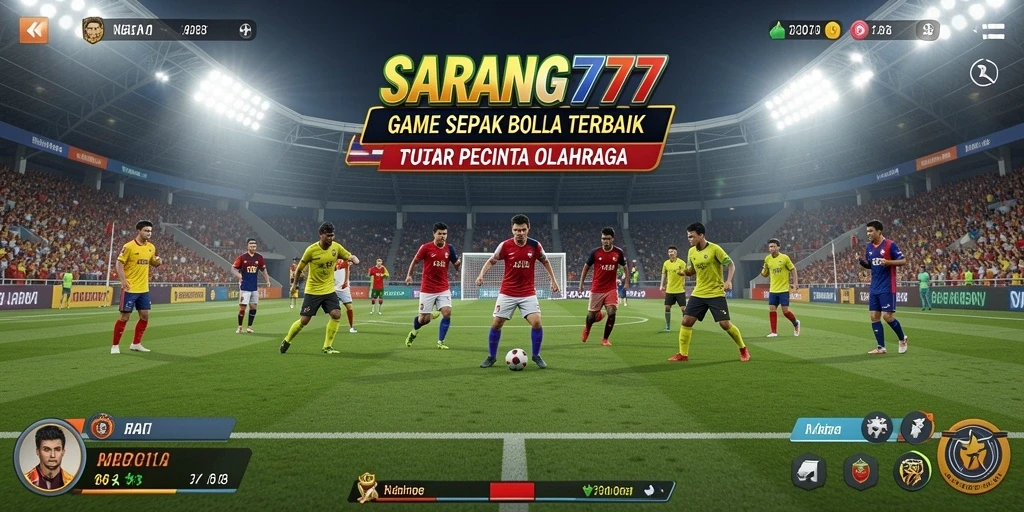 Tampilan luar biasa dari gameplay sepak bola di SARANG777.