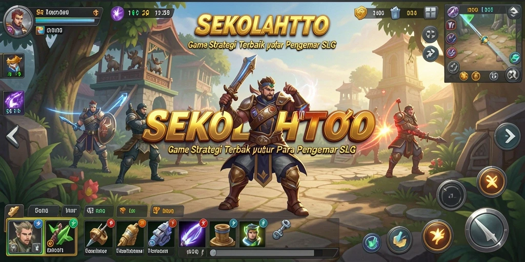 Menampilkan gameplay menarik dan strategis dari SEKOLAHTOTO.
