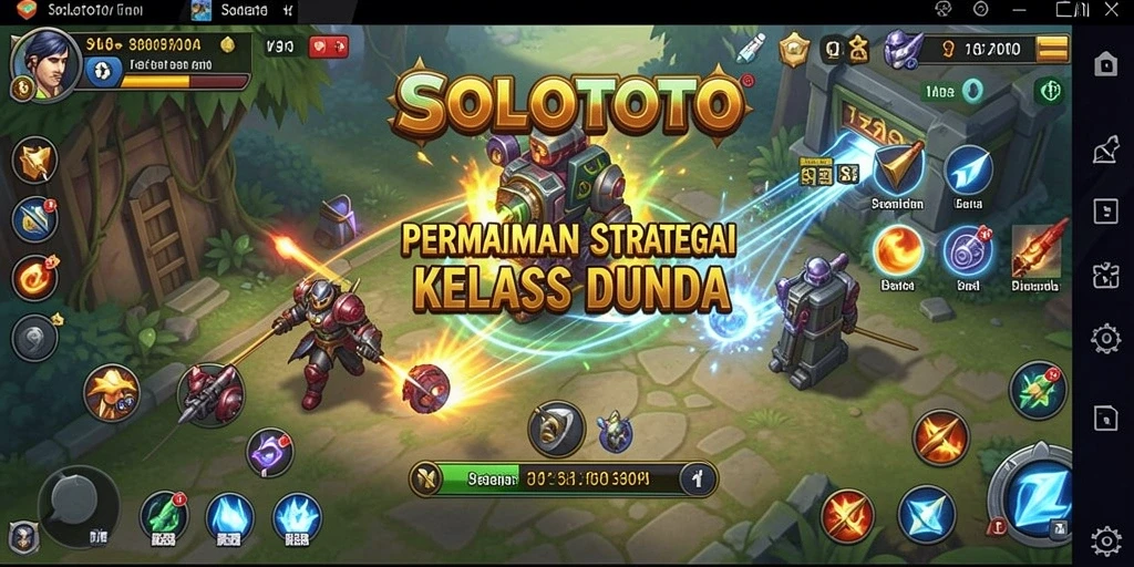Tampilan gameplay menarik dari SOLOTOTO dengan aksi SLG.