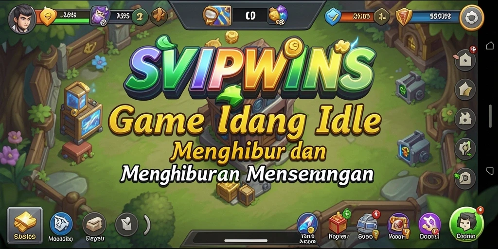 Tampilan gameplay menarik dari SVIPWINS yang menunjukkan kemajuan karakter.