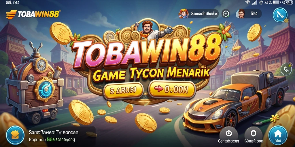 Gameplay TOBAWIN88 dengan konsep Tycoon yang mendebarkan.