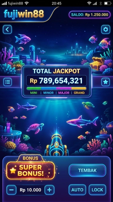 Screenshot dari daftar aplikasi populer di fujiwin88.